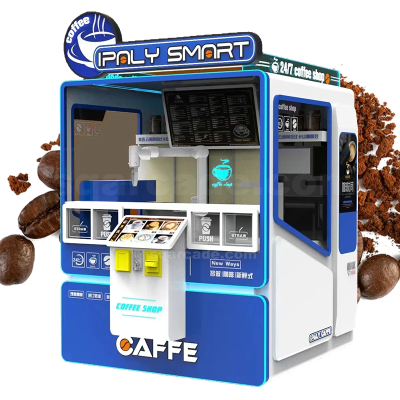 New 24H Boba Milk Tea Vending Machine Soda Fountain Drink Manipulator Coffee Vending Machine Bubble Tea Vending Machine