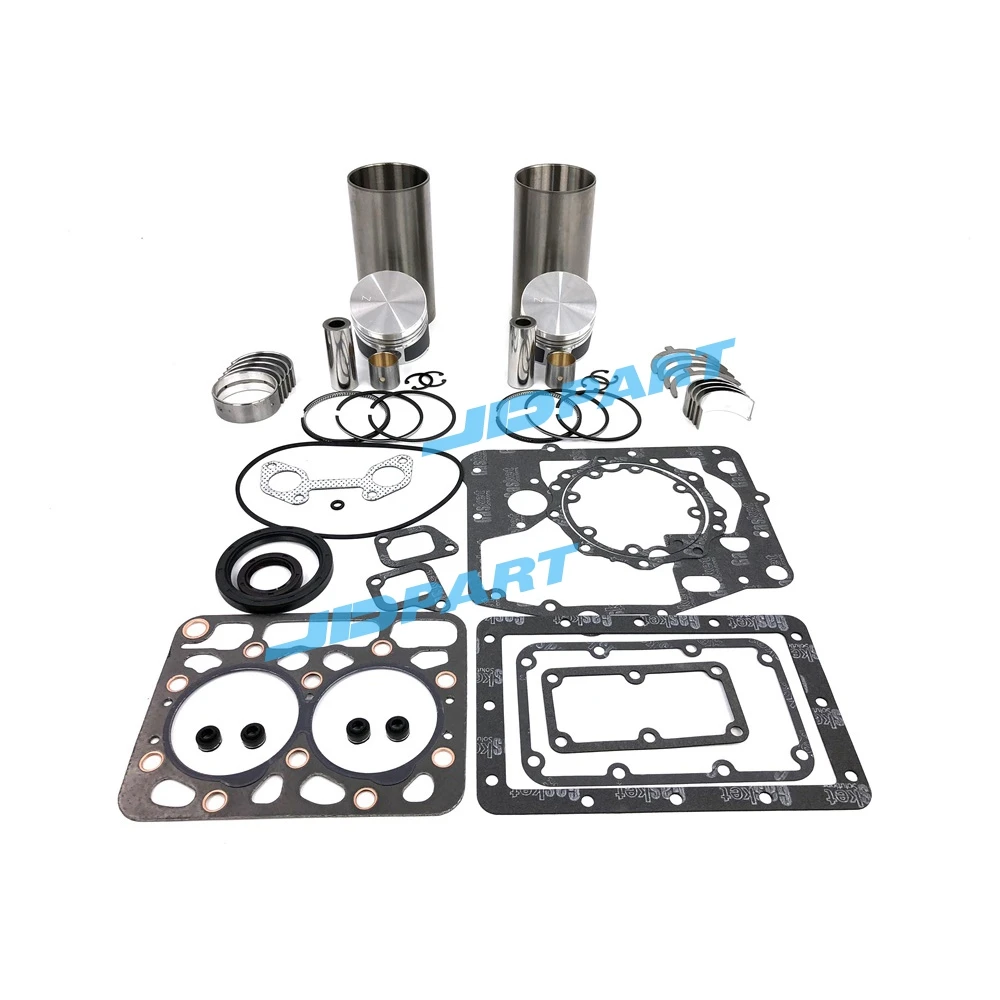 Cylinder Liner Kit With Gasket Set Bearing For Kubota ZB600 Engine Parts