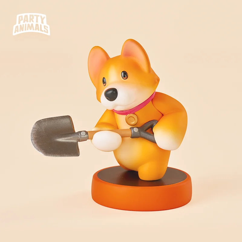 

Коллекционная фигурка-сюрприз Party Animals Nemo Adventure Series: милый корги, декор для рабочего стола, игрушка для коллекционеров аниме и игр