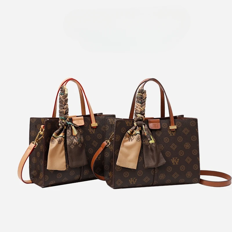 Retro-chique crossbody clutch voor dames - moderne effen leren portemonnee met luxe kettingriem