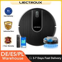 Liectroux N7S-U Robot Vacuum Cleaner and Wet Mop Combo Smart Mapping Wifi App 6000Pa Suction 120Min Runtime