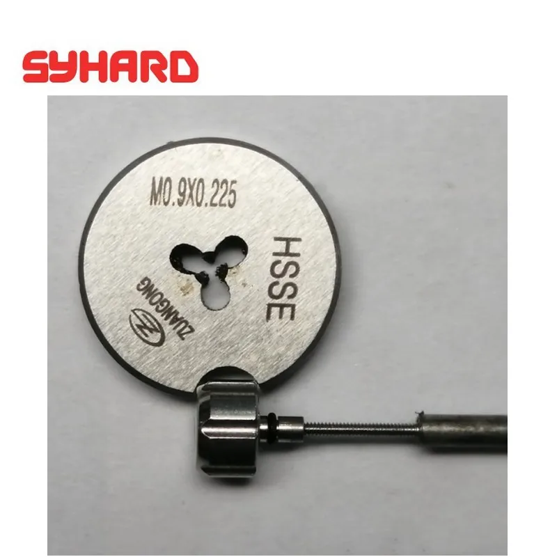 ZG Watch And Clock With High Speed Steel Miniature Round Plate Taps Plate Teeth M0.9 Standard Fine Teeth