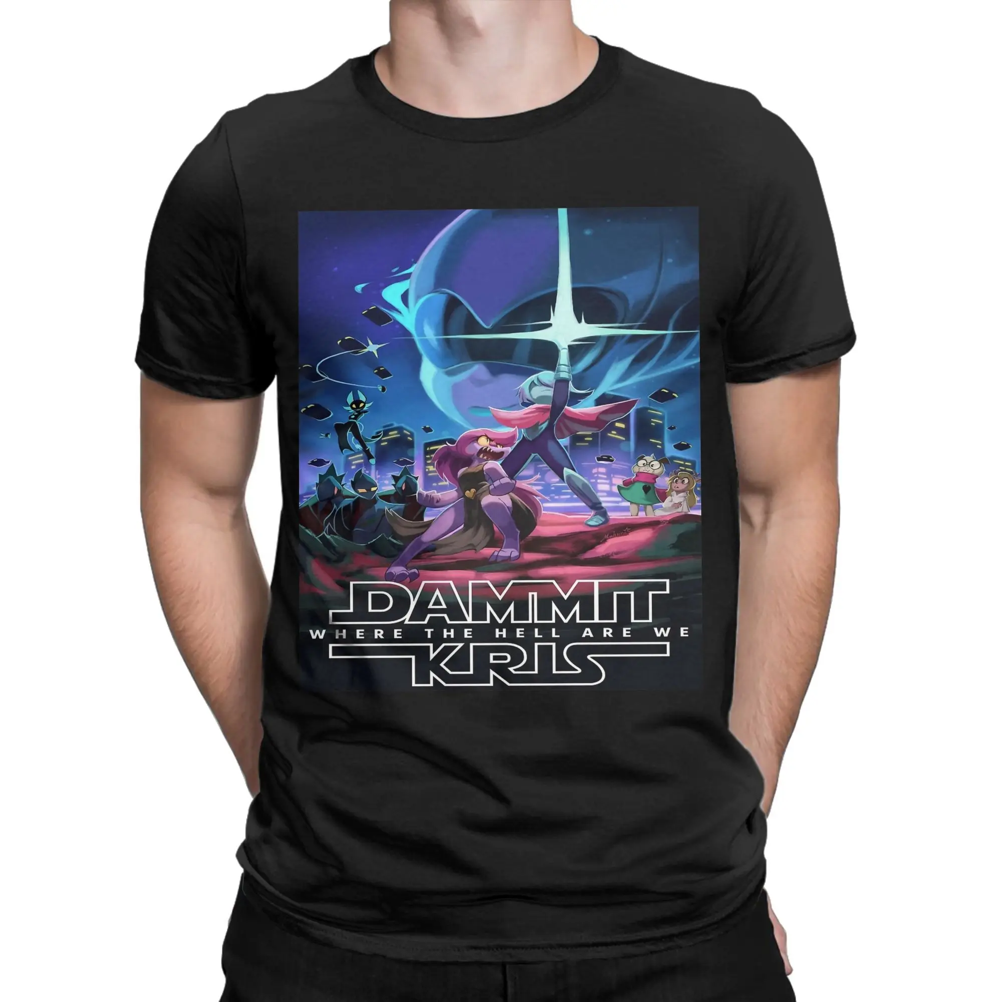 New Arrival Deltarune Chapter 3 Video Games T Shirt For Unisex  Pure Cotton T-shirts Short Sleeve Clothes
