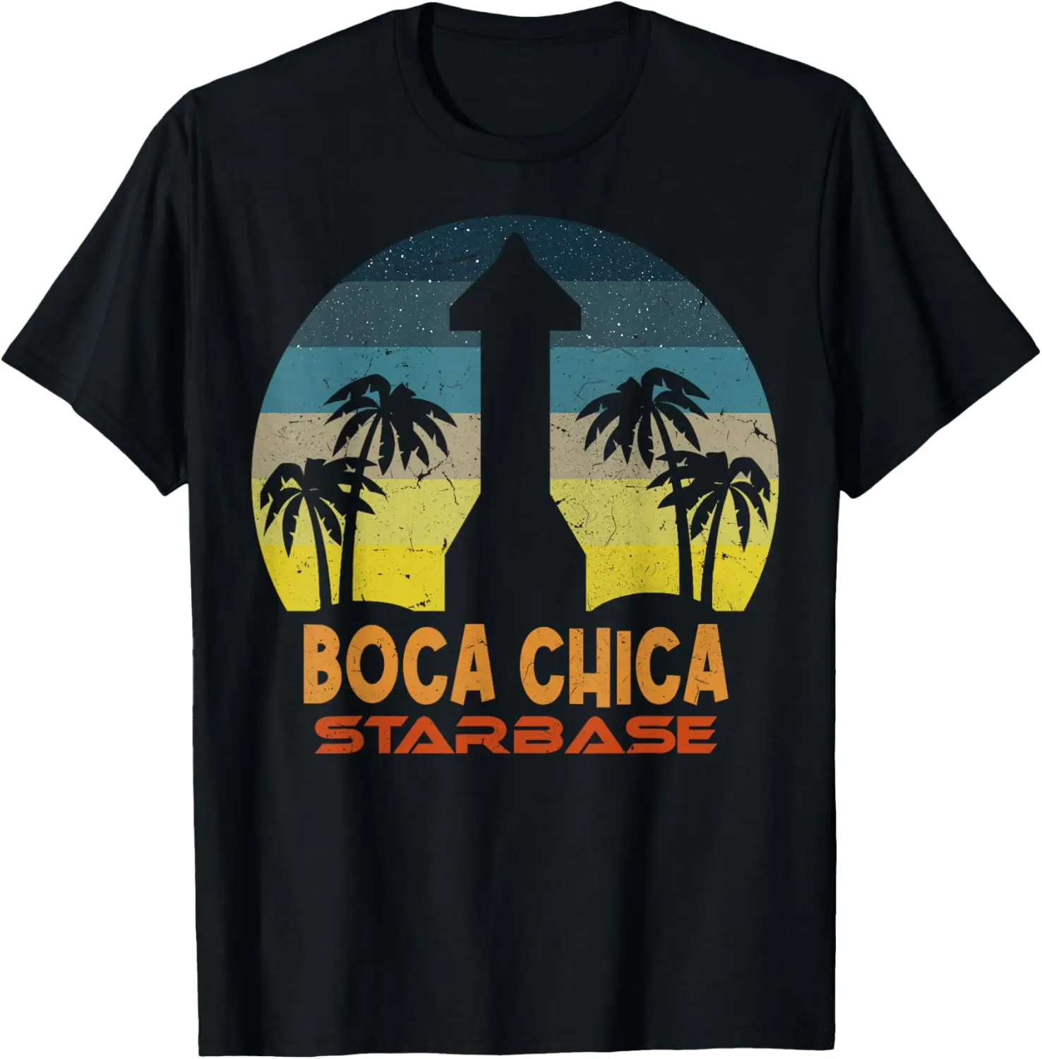 

Boca Chica Beach - Vintage Starship - Boca Chica Starbase T-Shirt