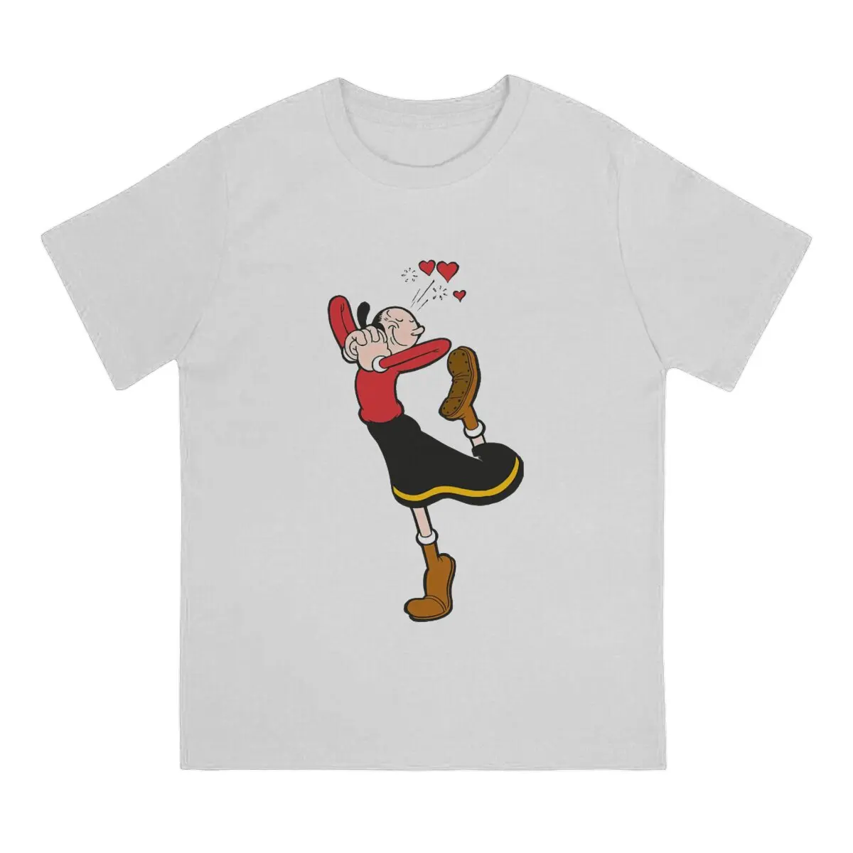 the Sailor Pope-ye Olivia Tshirt Graphic Men Polyester Tops Vintage Punk Summer Short Sleeve Harajuku T Shirt