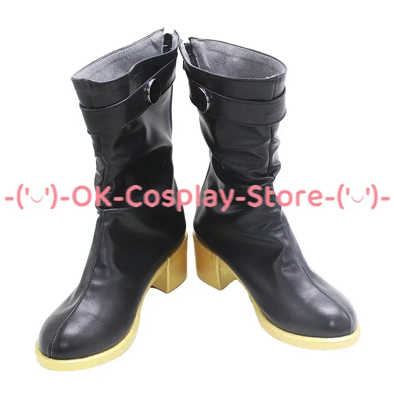 Zenin Maki Cosplay Sapatos, Salto alto, Sapatos de couro PU, Anime Cosplay Props, Botas de Carnaval de Halloween, Custom Made