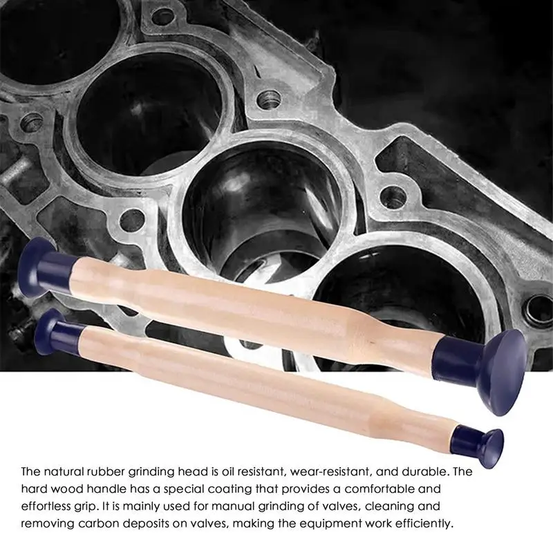 Car Grinding Stick Engine Valve Repair & Grinding Double Ended Grip Comfortable Handle Milling Rod Grinding Rod 2pcs For