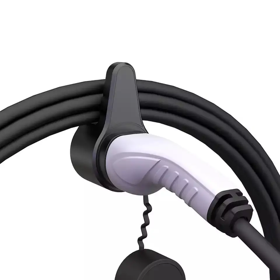 Type2 Type1 EV Charger Cable Holder Plug Socket For Electric Car Vehicle Charging Organizer Socket Holder Wall Mount Bracket