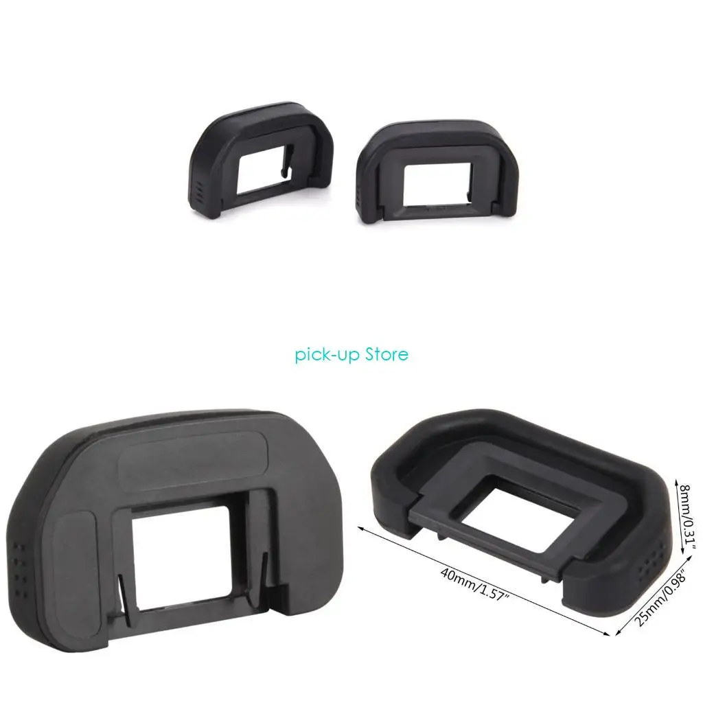 Q5WA 2 팩 60d 70d 80d 카메라 용 팩 아이 컵 접안 뷰 파인더 보호 커버