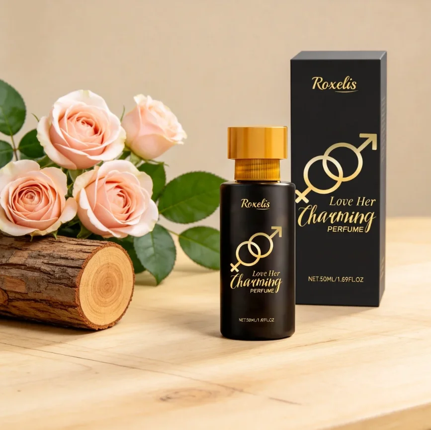 

Roxelis Love Her Charming Perfume, Fresh Floral Woody Scent Long-Lasting Fragrance for Women