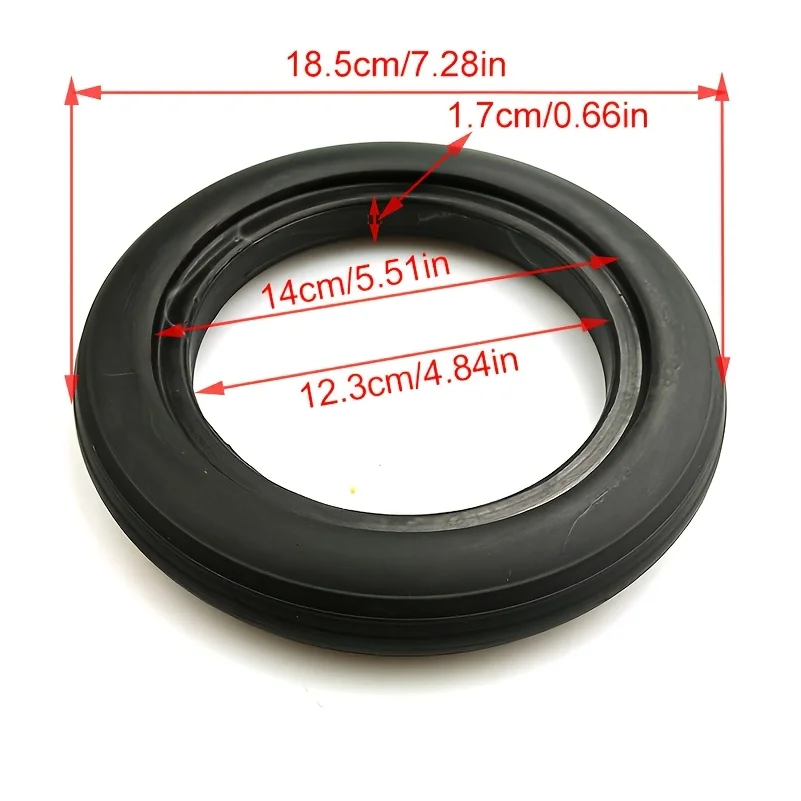8x1 1/4 solid tire does not require inflation for baby strollers