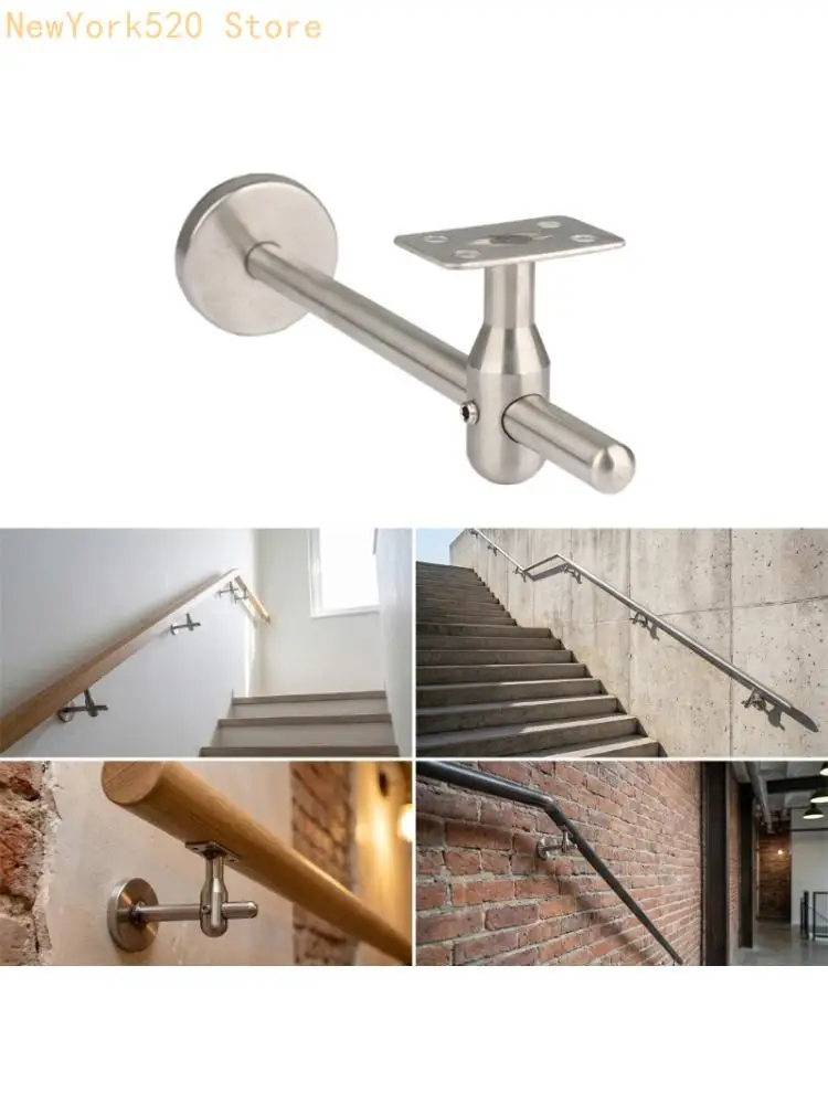Adjustable Staircase Handrail Bracket Extended Flat Stair Handrail Bracket N84C