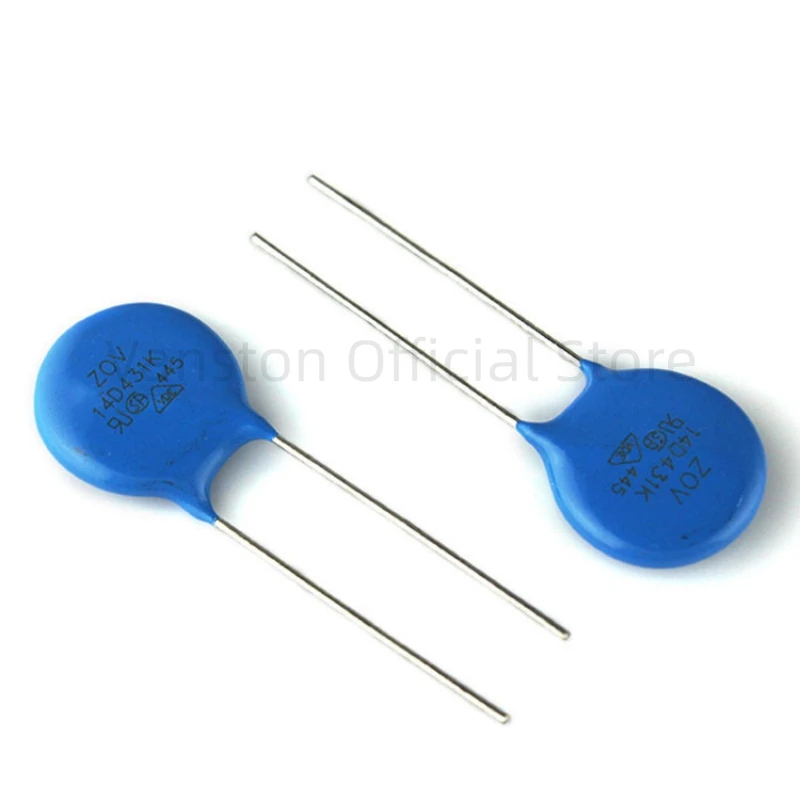 20pcs Eco-friendly lead-free varistor 14D431K 430V 14D-431K lightning protection high temperature resistant varistor