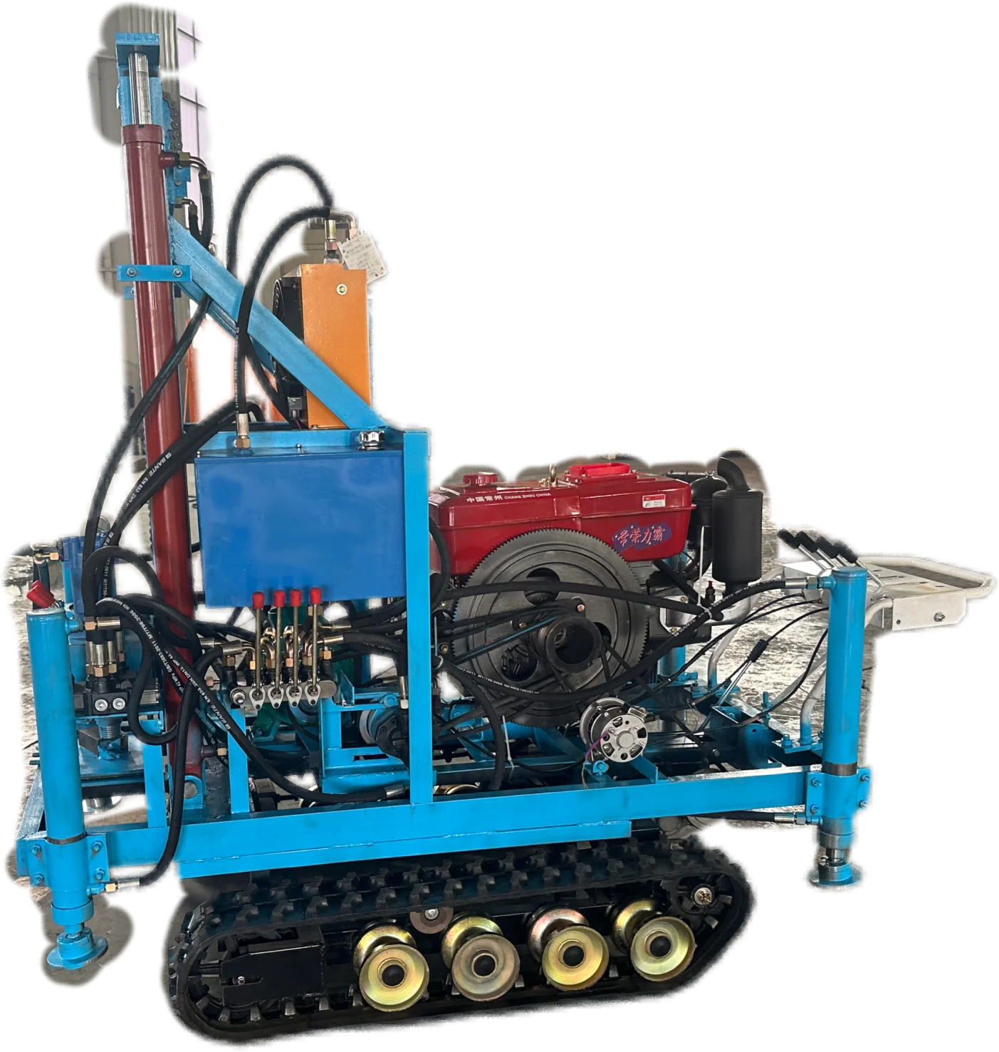 2025200m 300m 350m 600 m Piattaforma di perforazione rotativa per pozzi d'acqua montata su pista/impianto di perforazione mineraria