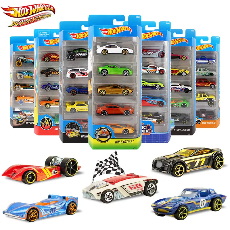 Hot Wheels Original Diecast Metal 1:64 Car Mini Model Car giocattoli per bambini bambini Oyuncak Araba Hotwheels ragazzi Run Car Set regali