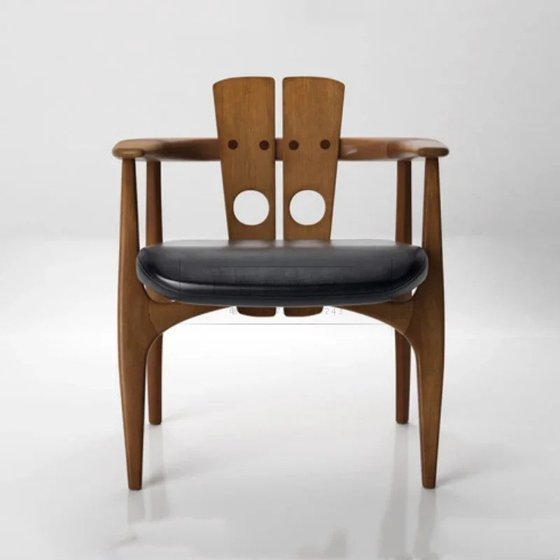 

Design Wooden Living Room Chairs Arm Reading Balcony Modern Living Room Chairs Simple Relax Fauteuil Salon Postmodern Furniture