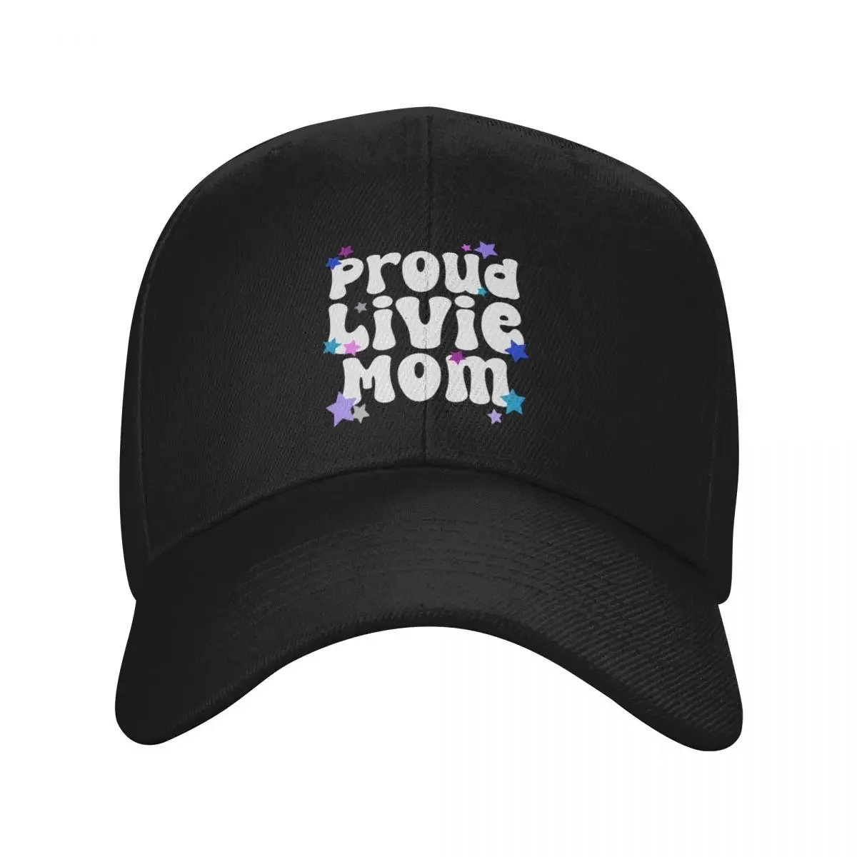 Proud Livie Mom (for dark clothing) Baseball Cap summer hat Luxury Hat New Hat New In The Men's Hats Women's