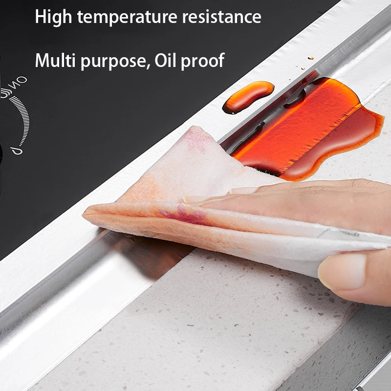 Aluminum foil tape, heat-resistant, kitchen oil resistant, easy to wipe, waterproof adhesive, stove gap anti mold adhesive view 6
