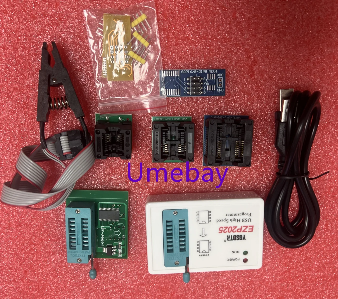 1 peça, ezp2025 sem unidade programador usb 24/25/93/95 eeprom spi flash chip bios queima