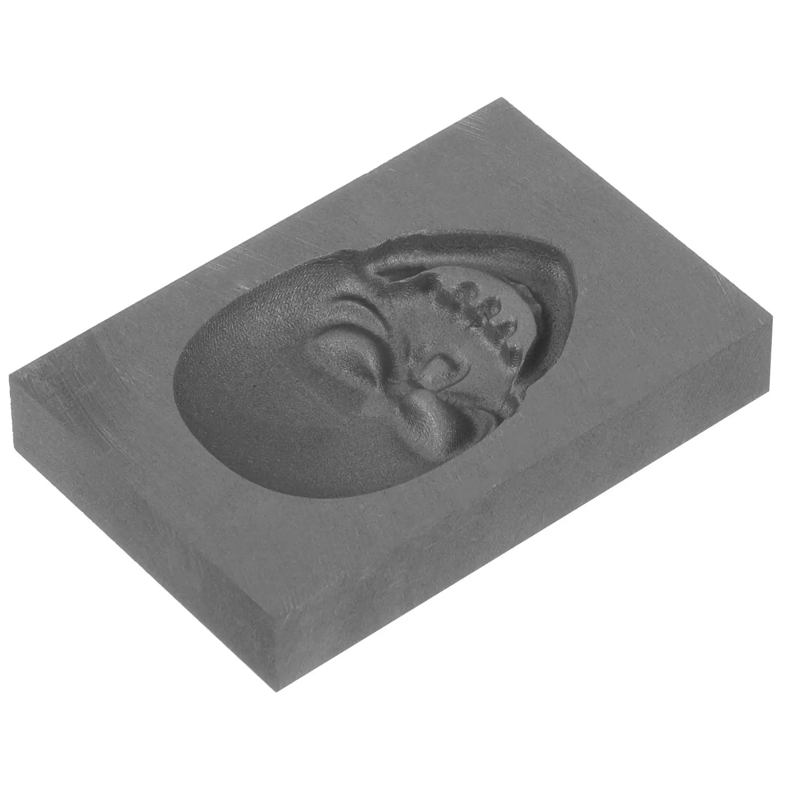

Skull Graphite Casting Mold for Melting Jewelry Accessories Small Volume Metal DIY Ingot Tool Silver Brass Copper Alloy