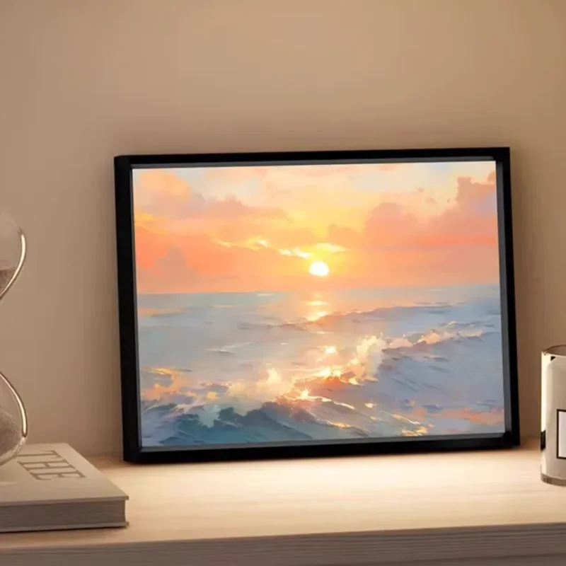 

Lighting painting, wireless bluetooth speaker, bedside desktop ornament