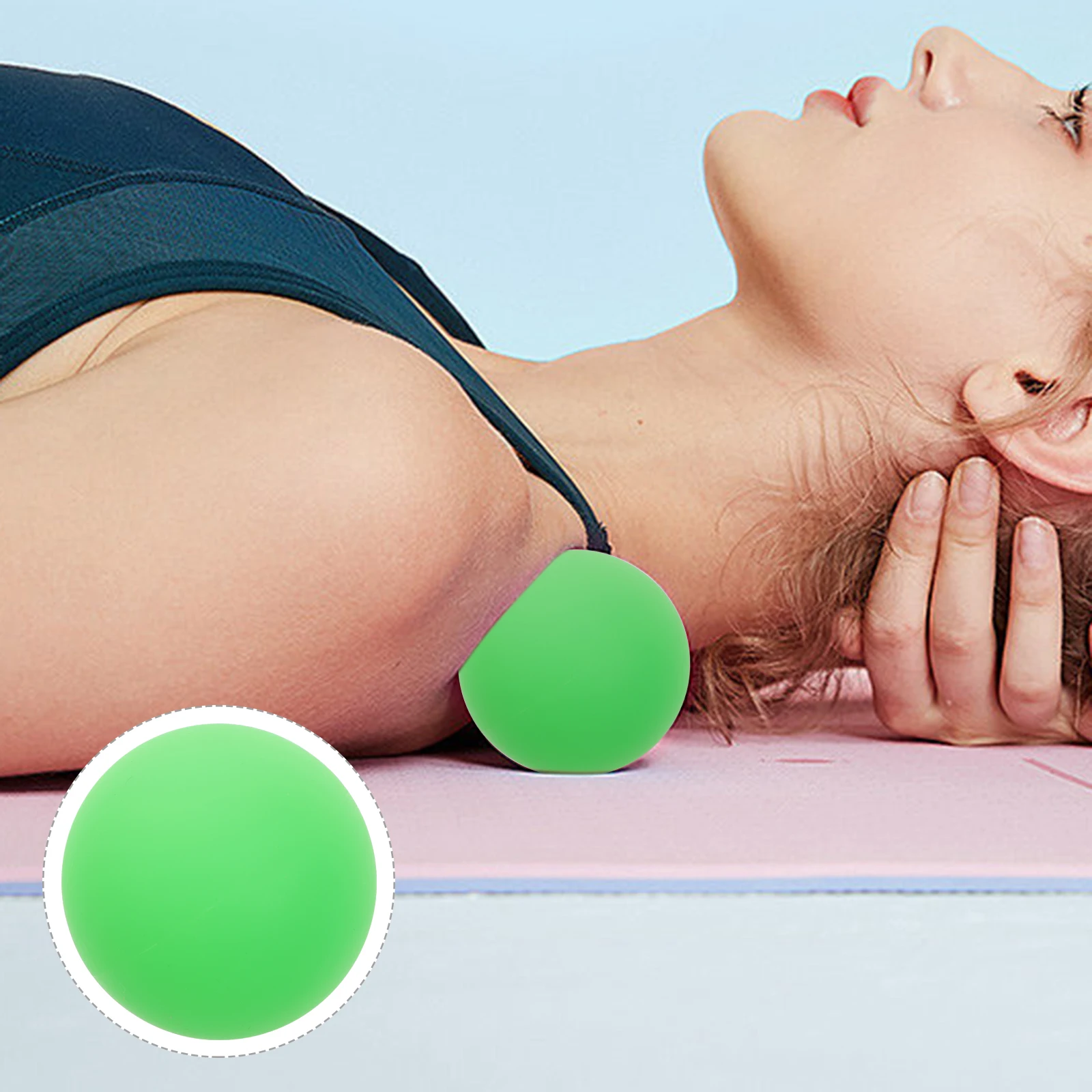 

Silicone Fascia Balls Massage Point Muscle Knots Plantar Small Portable Lacrosse Balls Premium Material Durable