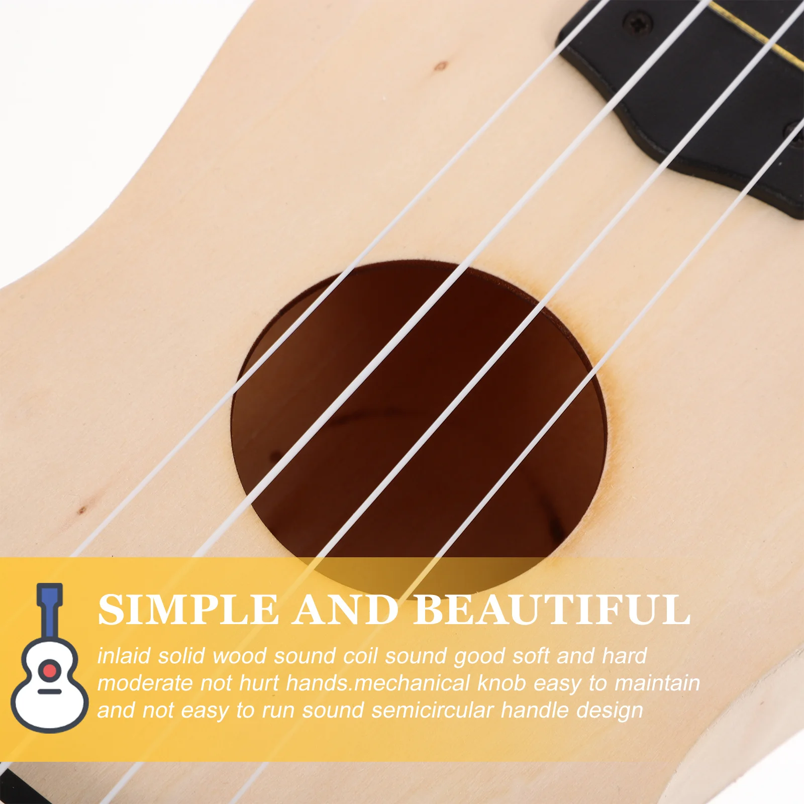 

21 Inch Ukulele Diy Kit Premium Basswood Lightweight Hawaii Musical Instrument For Kids Adults Simple Playable Assembly
