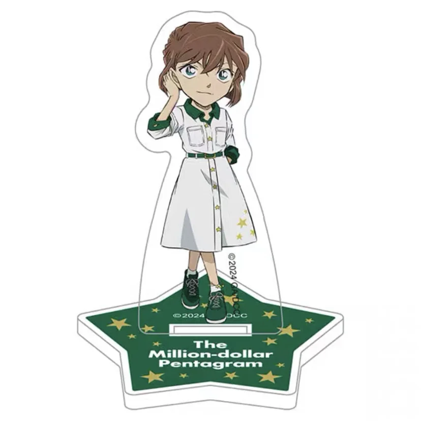 Detective Conan Anime Figure Acrylic Stand Cartoon Action Decoration Cosplay Model Plate Small Desktop Toy Keychain Wedding Gift