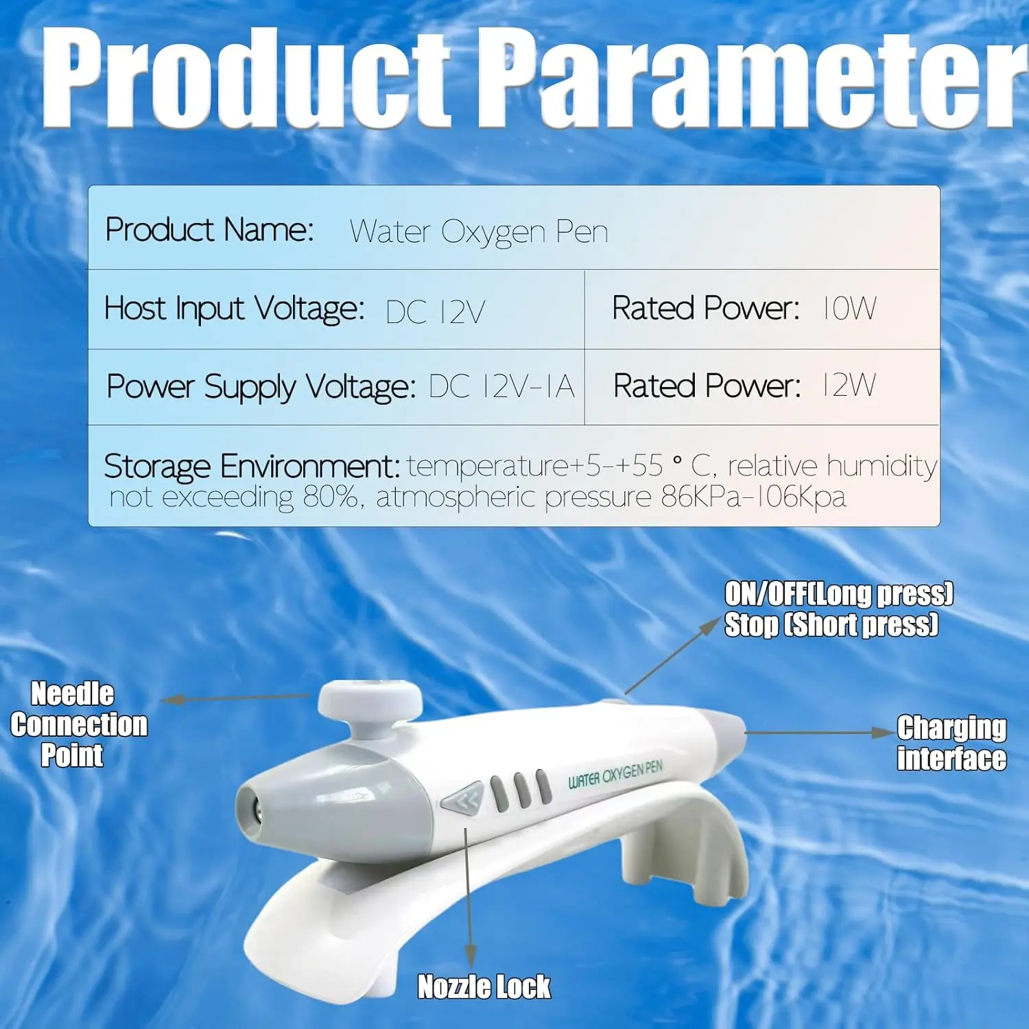 Pistolet de pulvérisation à Jet d'oxygène Nano 85kPa, Machine faciale pour Spa, nettoyage en profondeur, hydratation et Anti-âge, outil professionnel de Spa à usage domestique