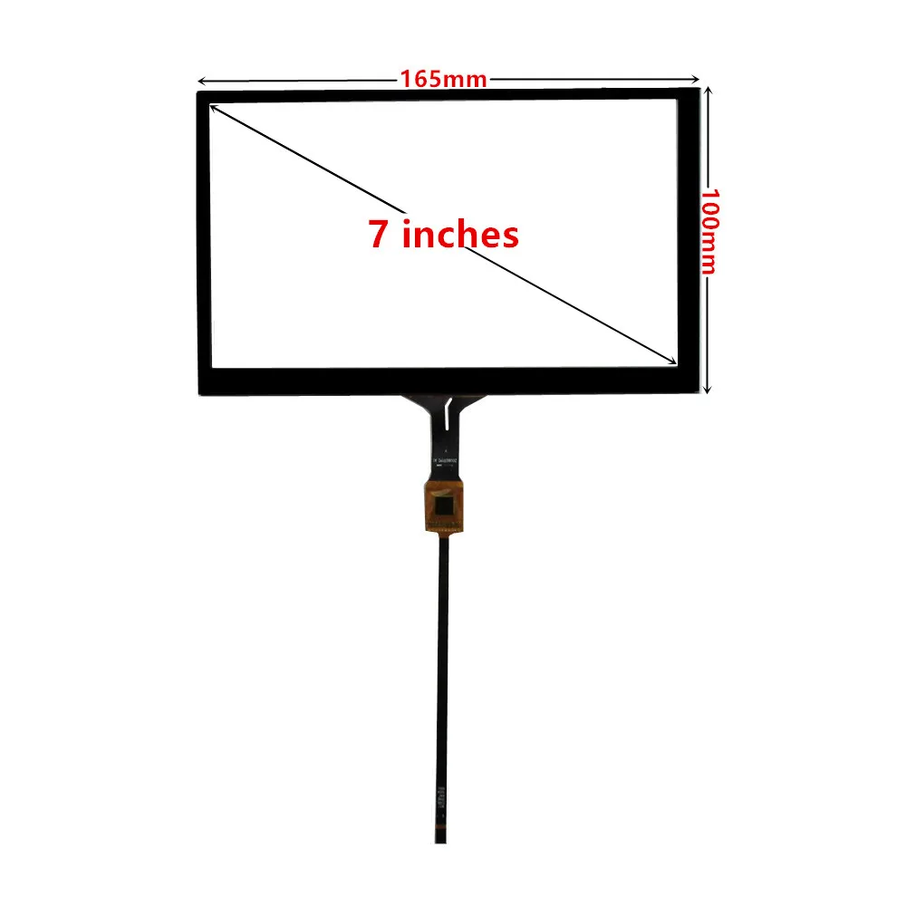 3.5/4.3/5/6.5/7/8/9 Inch Universal Capacitive Touchscreen Digitizer For Car Navigation Multimedia Touch Panel Glass