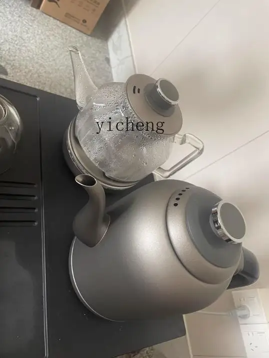 

Automatic water supply electric kettle remote control tea pure titanium kettle household rock slab concealed double hole
