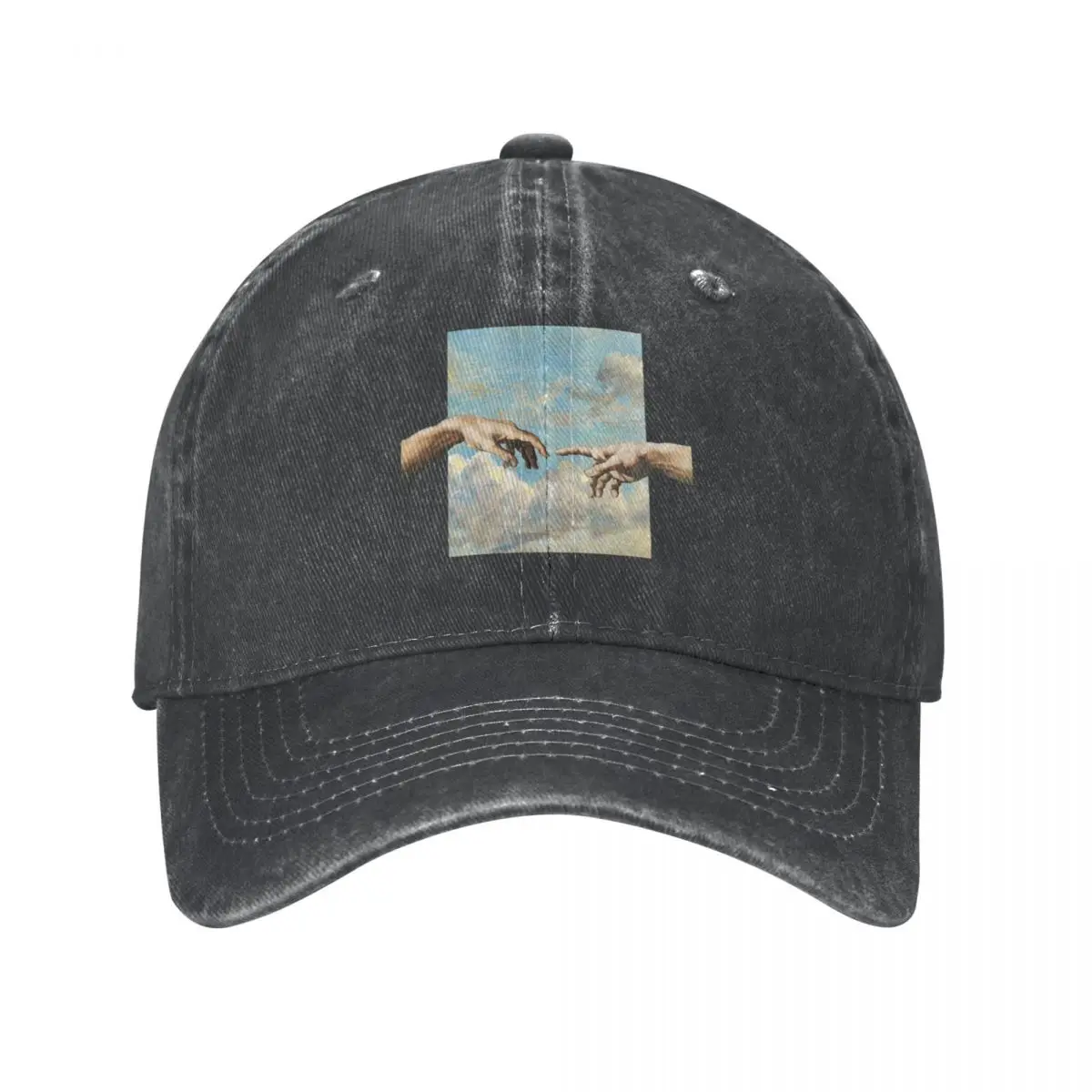 Touch The God - Creation Of Adam Cowboy Hat Hat Man Luxury Hat Man For The Sun Women's 2024 Men's