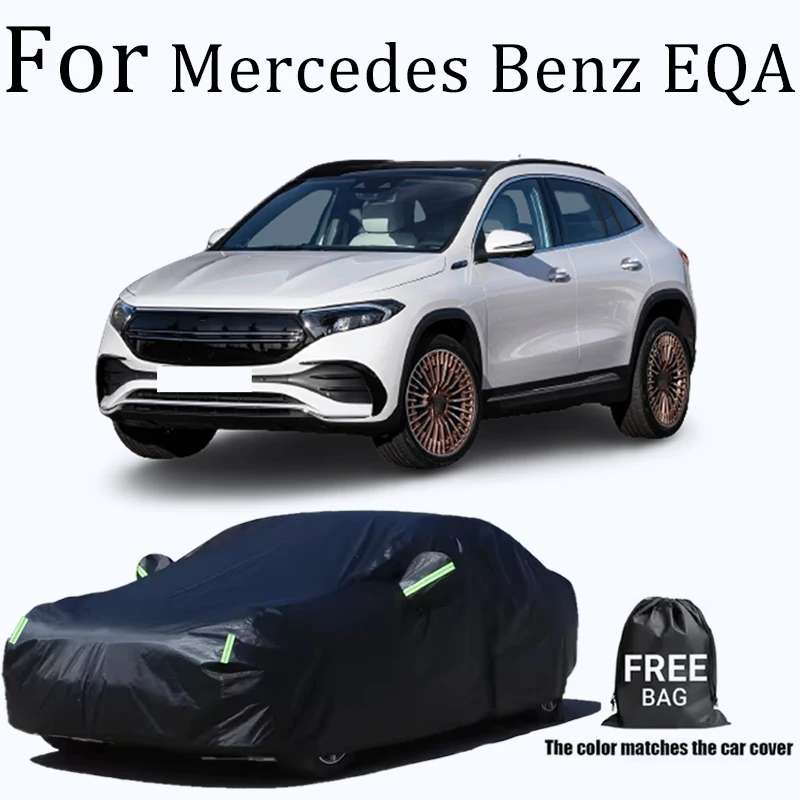 

For Mercedes Benz EQA Car Covers Outdoor Waterproof Dustproof Sun Rain Snow Protection Thick Oxford Cloth Full Car Accessories