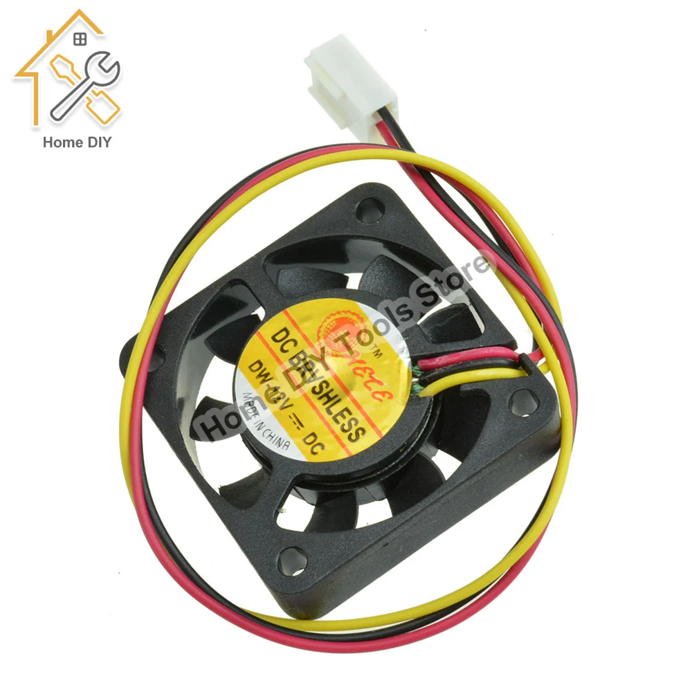 4010 Fan 12v 0.1A 40mm fan 2/3 Pin Oil Fan Dual Ball Bearing Cooler Cooling Fan 3d Printer Parts 4010 40*40*10mm