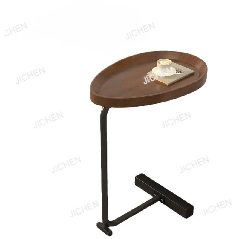 

Jinshan Modern Single Leg Metal Mini Sofa Bedside Table Living Room Home Furniture Single Coffee Table