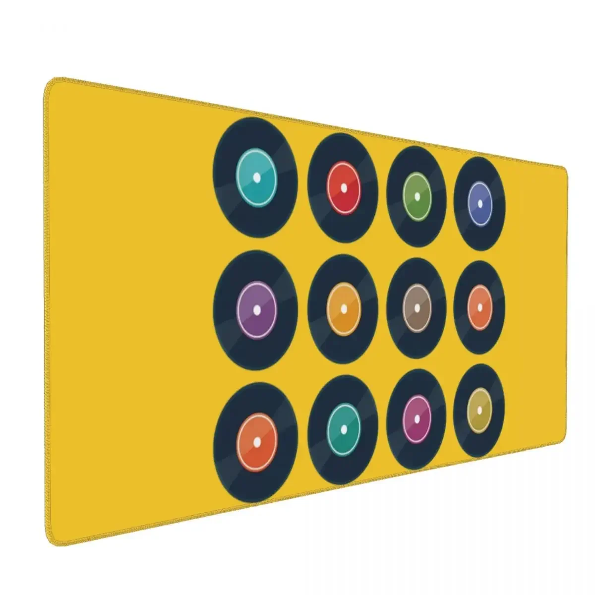 Coleção de discos de vinil grande mouse pad teclado do computador mouse tapete gamer pc portátil tapete de mesa acessórios de escritório tapetes de mesa