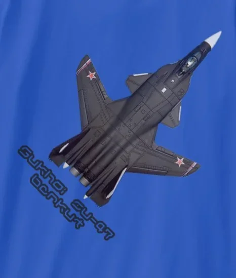 Sukhoi SU-47 Berkut Экспериментальная футболка-истребитель, 100% хлопок, с круглым вырезом и коротким рукавом, летняя повседневная мужская футболка, уличная одежда Sukhoi SU-47 Berkut Экспериментальная футболка-истребитель, 100% хлопок, с круглым вырезом и коротким рукавом, летняя повседневная мужская футболка, уличная одежда