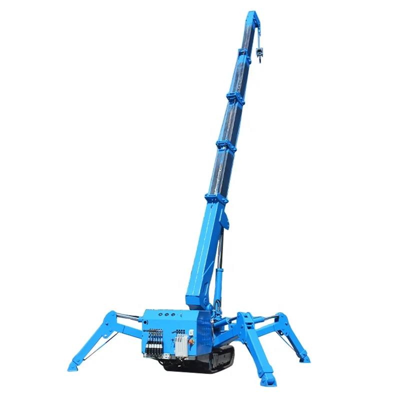 Building Spider Crane Crawler 3 Ton 5 tons 8 tons mini Spider Crane with foldable lifting