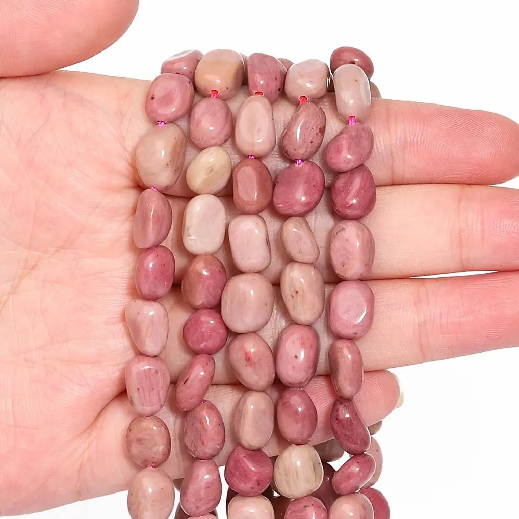8-10mm Irregular Natural Stone Beads Amazonite Tiger Eye Quartz Amethyst Jasper Loose Beads for Jewelry Making DIY Bracelet