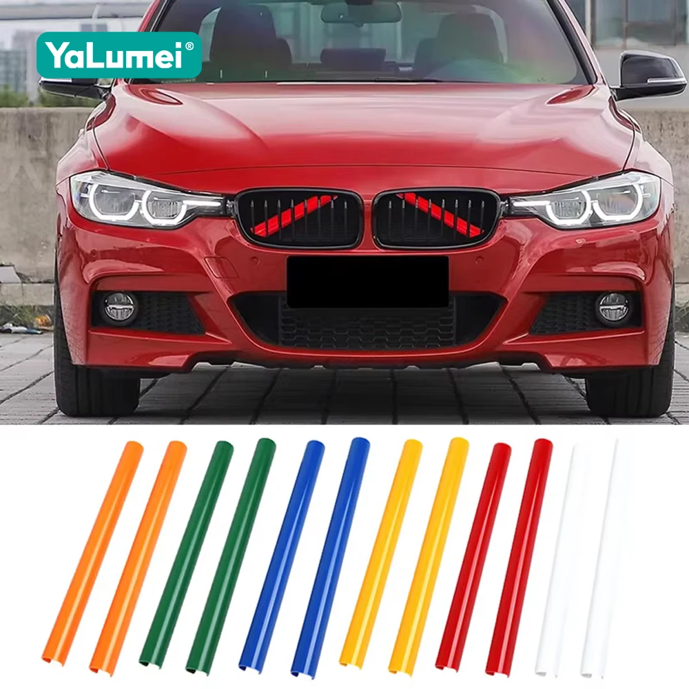 For BMW 5 6 7 Series F10 F11 F12 F13 F18 F01 F02 F03 F04 F06 F07 X1 F48 X2 F39 Car Front Grille Trim Strips Cover Accessories