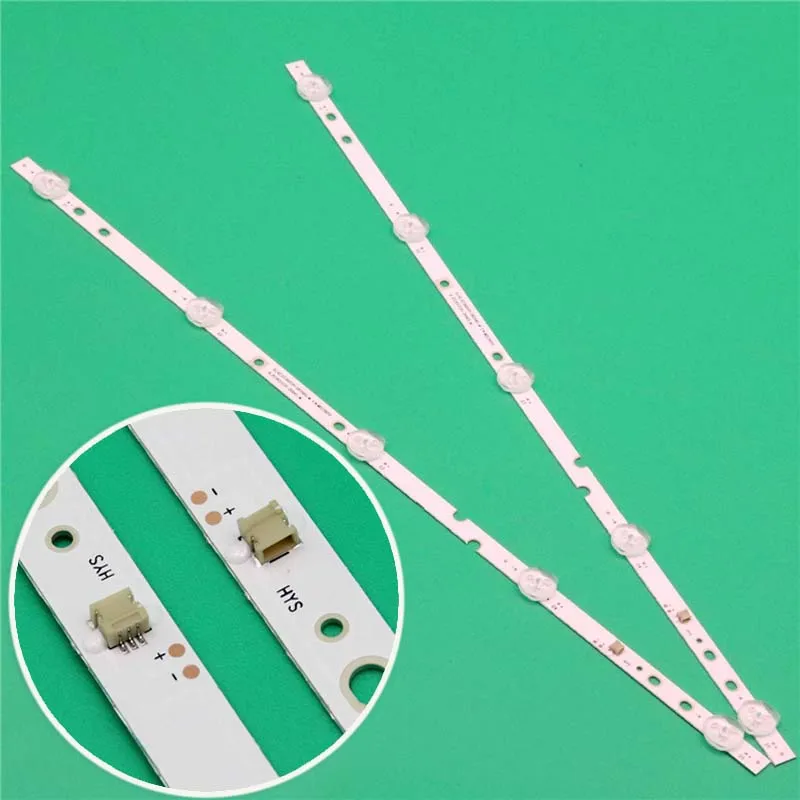 

2PCS LED Backlight Strips For NOVEX NWX-24H121WSY Bar SJ.HZ.D2360501-2835BS-M Array Bands For Awox STV-LC24LT0010W Planks Matrix