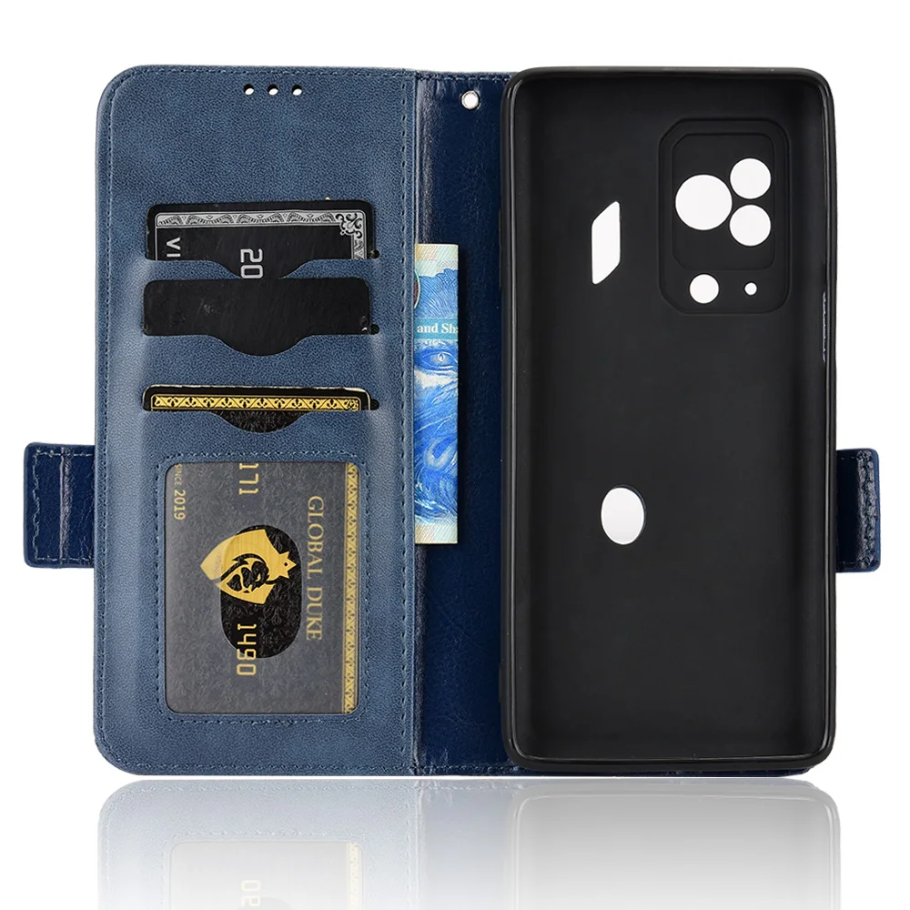 For Xiaomi Black Shark 5 Pro Case Luxury Flip PU Leather Wallet Magnetic Adsorption Case For Xiaomi BlackShark 5 Pro Phone Bags