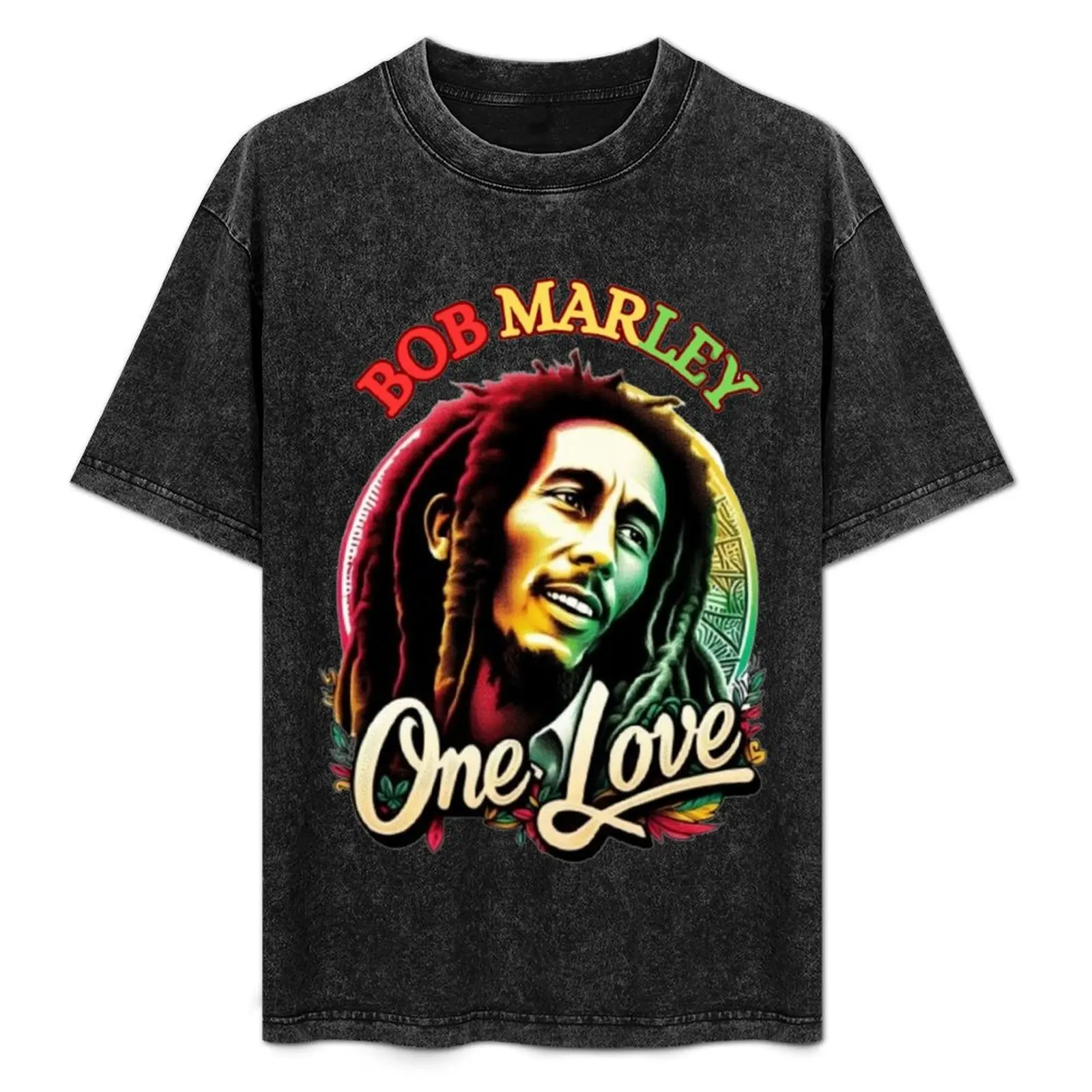 BOB MARLEY ONE LOVE T-Shirt summer tops hippie clothes blanks tees men tshirt