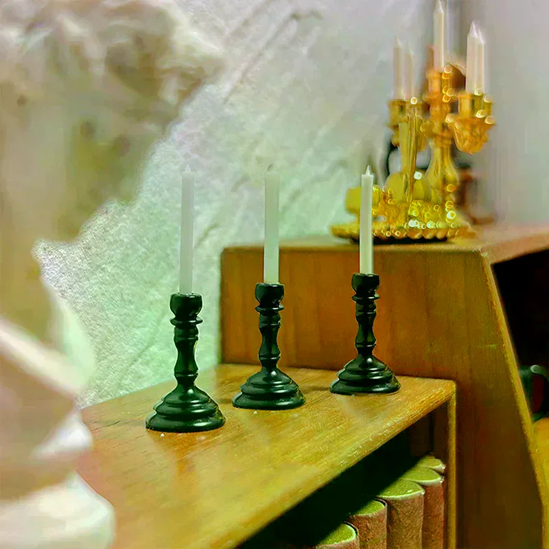 Candelieri in Miniatura, Modelli Ornamentali, Candele per Casa delle Bambole, Giocattoli, Accessori Decorativi per Casa delle Bambole