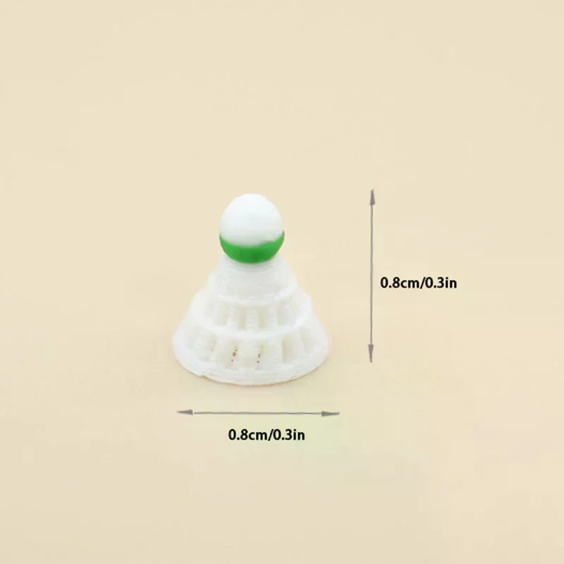 Mini raqueta de bádminton de simulación en miniatura para casa de muñecas, modelo para decoración de casa de muñecas, juguetes para juego de imitación, regalo, 1/12