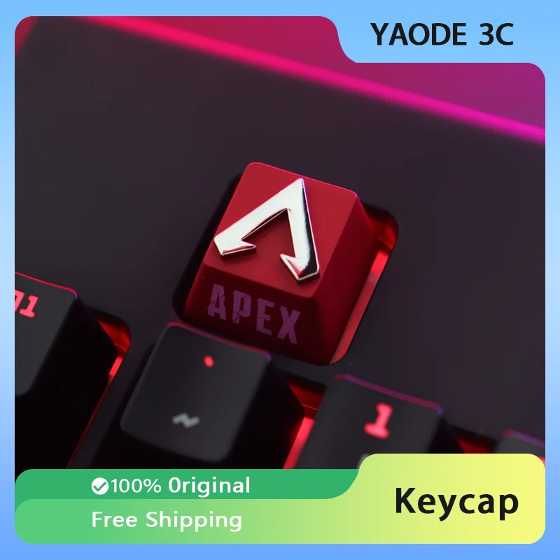 Apex Legends Tema Keycaps, Liga de alumínio personalizado Key Caps, Gaming Acessórios Teclado Mecânico, Mercadoria do jogo Presentes