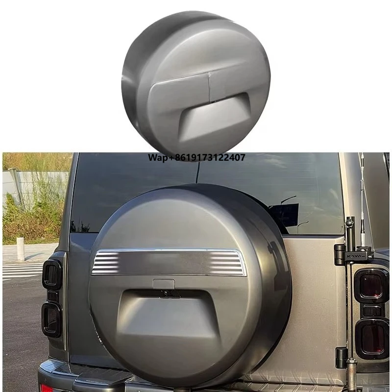 

New Design ABS Waterproof Rear Wheel Spare Tyre with Warning Light Tire Cove for H9 2025 Accessories