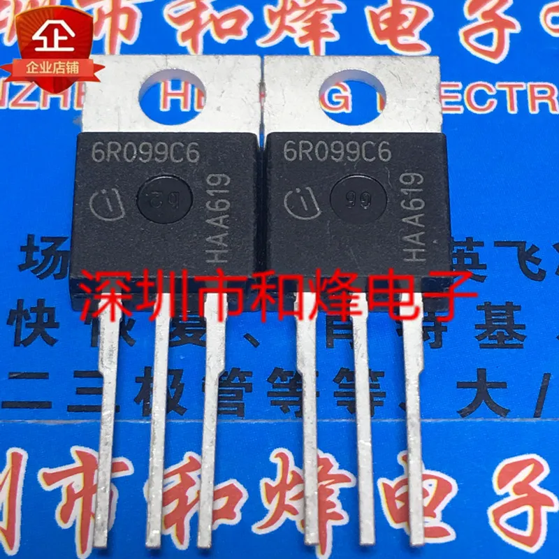 10PCS/lot 6R099C6 IPP60R099C6 TO-220 650V 112A Really Stock Best Quality In Stock Fast Shipping