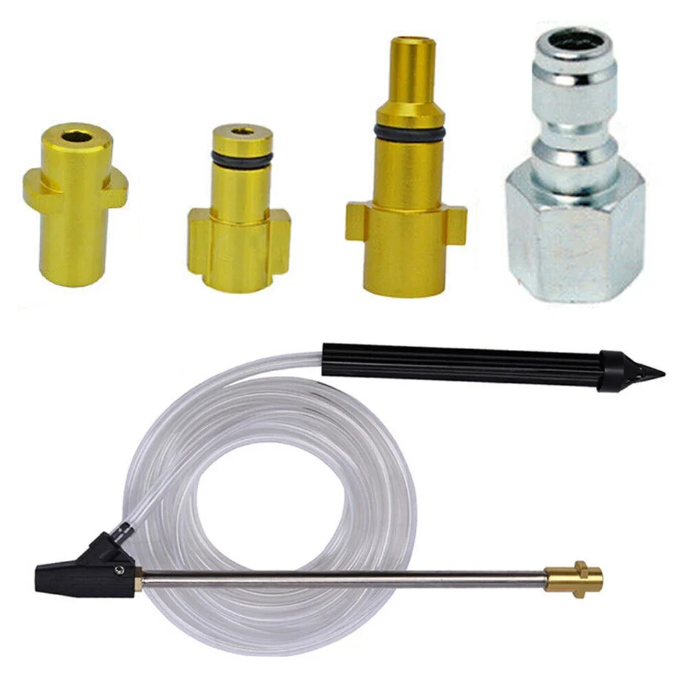 การกําจัดสนิมที่มีประสิทธิภาพด้วยเครื่องฉีดน้ําแรงดันสูง ชุดพ่นทรายเปียก วัสดุติดทนนาน ตัวเลือกอะแดปเตอร์หลายตัว