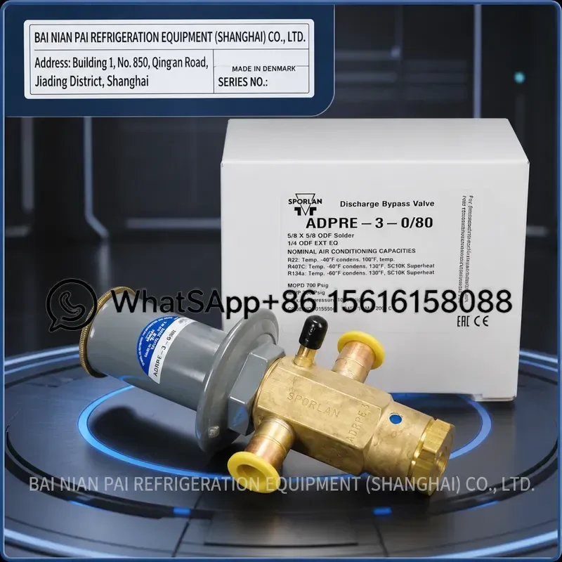 Original SPORLAN ADRPE-3-0/80 ADRHE-6-0/80 Refrigeration Solenoid Valve Cold Storage Expansion Valve High Quality Replacement